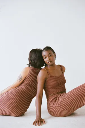 Maroon   Toffee Knit Two Tone Dress | XS-3X