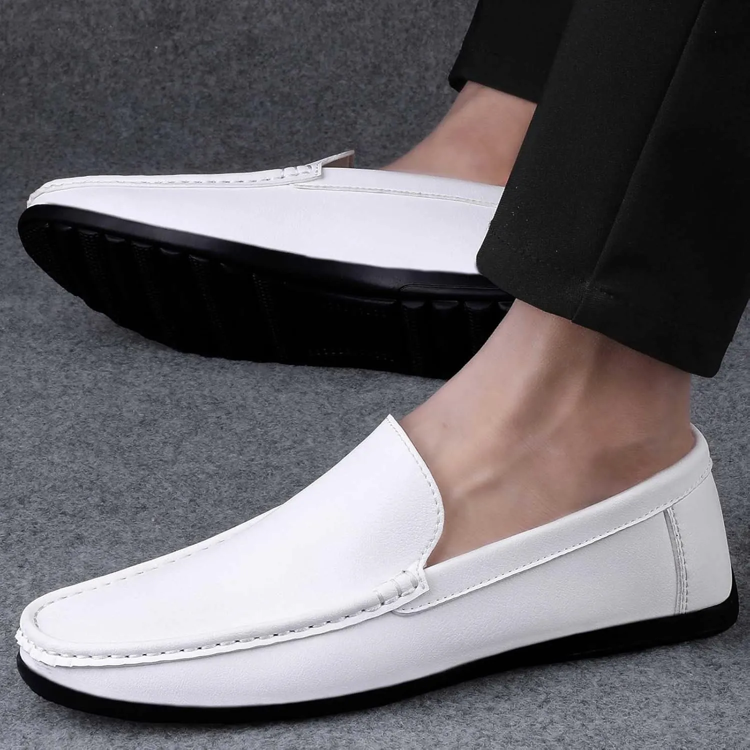 Men's Loafers Shoes Non Slip Lightweight Slip On Shoe Casual Comfort Walking Driving Shoe