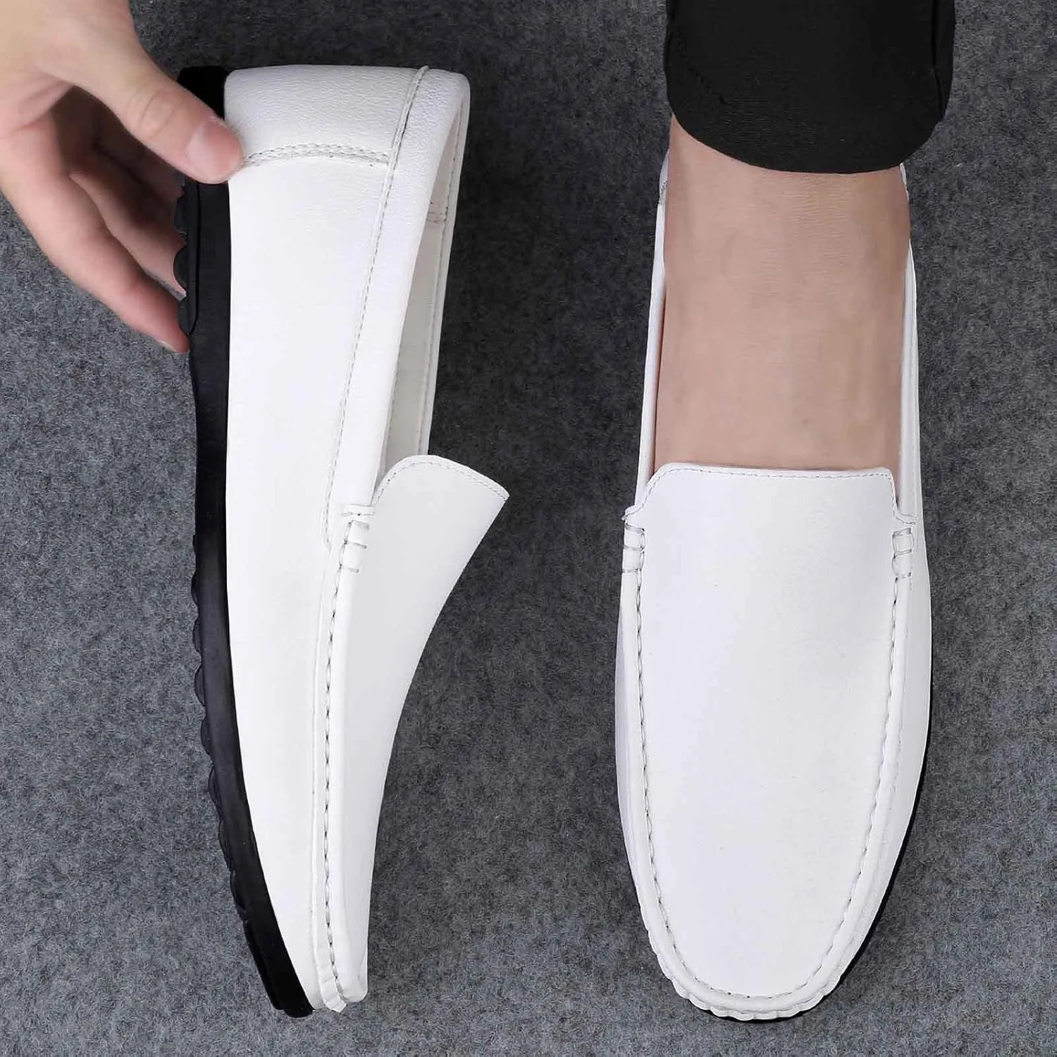 Men's Loafers Shoes Non Slip Lightweight Slip On Shoe Casual Comfort Walking Driving Shoe