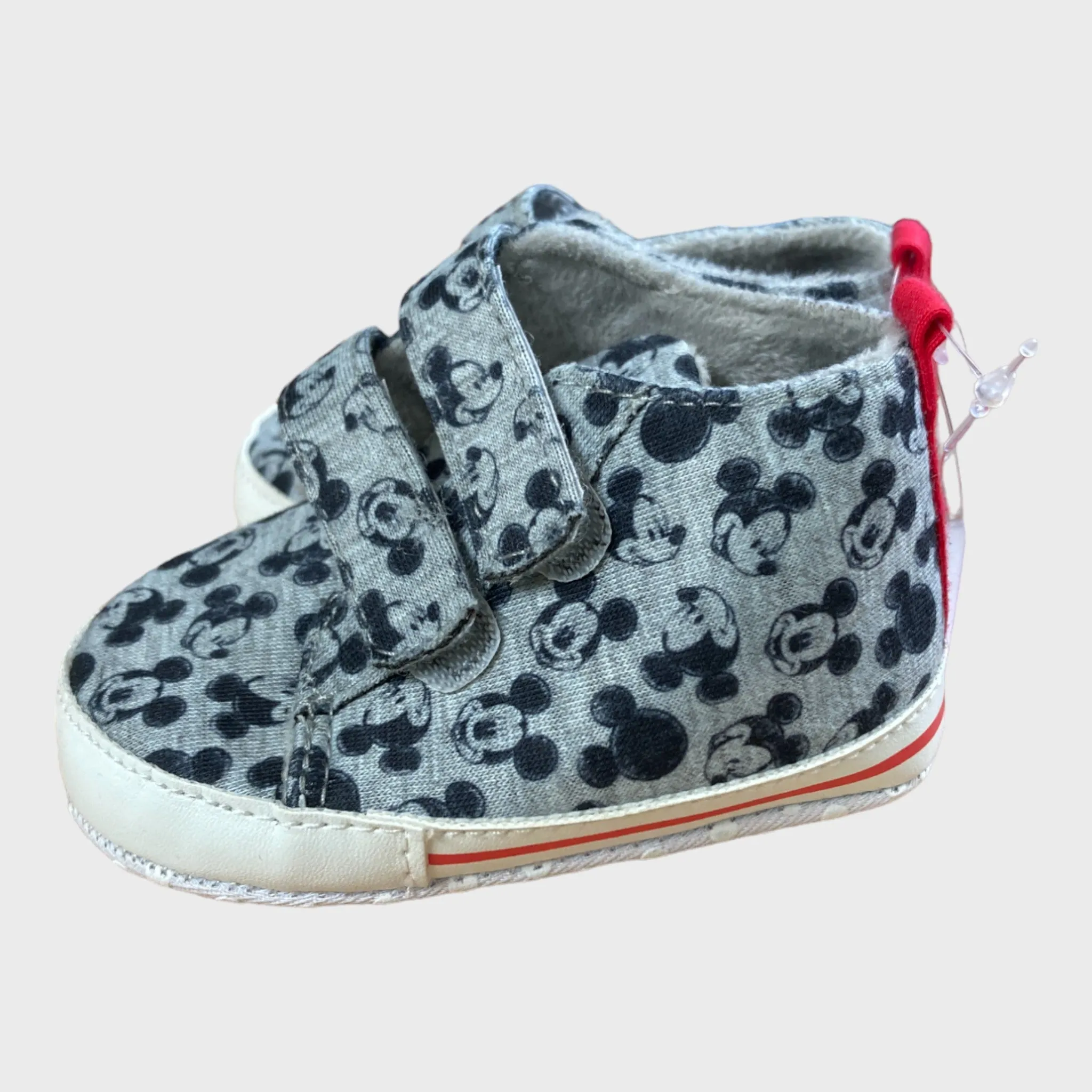 Mickey Mouse Grey Baby Trainers