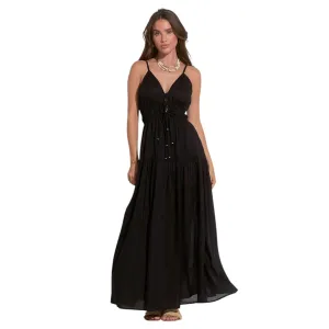 Midnight Tiered Maxi Dress