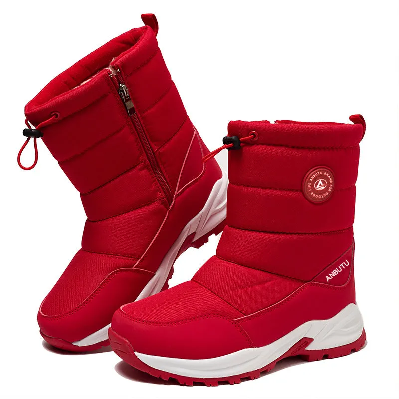 Nanccy High-top Waterproof Warm Leisure Snow Boots