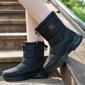 Nanccy High-top Waterproof Warm Leisure Snow Boots