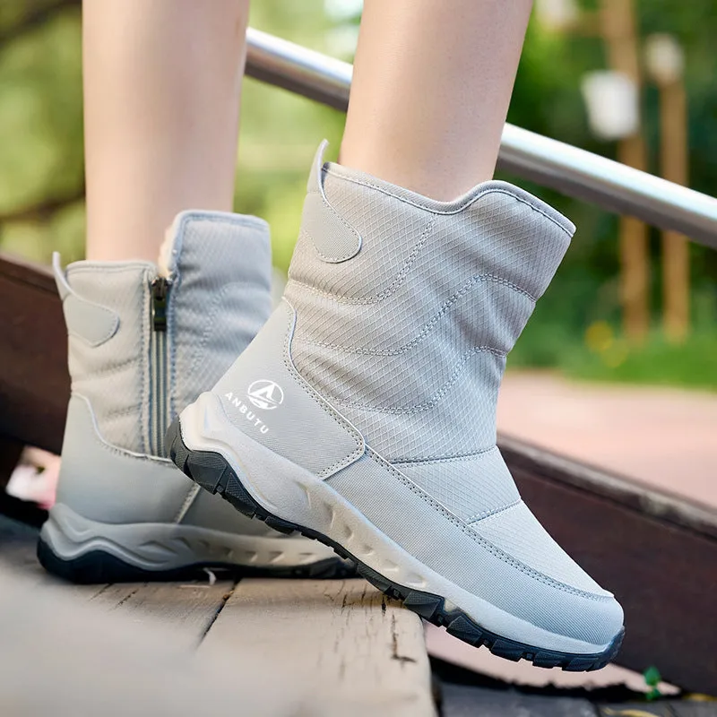 Nanccy High-top Waterproof Warm Leisure Snow Boots