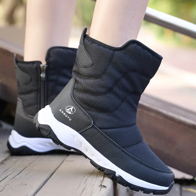 Nanccy High-top Waterproof Warm Leisure Snow Boots