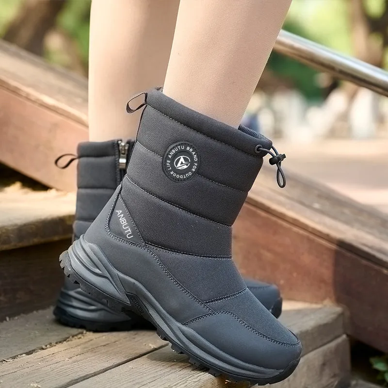 Nanccy High-top Waterproof Warm Leisure Snow Boots