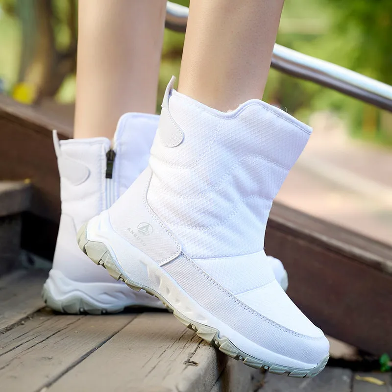 Nanccy High-top Waterproof Warm Leisure Snow Boots
