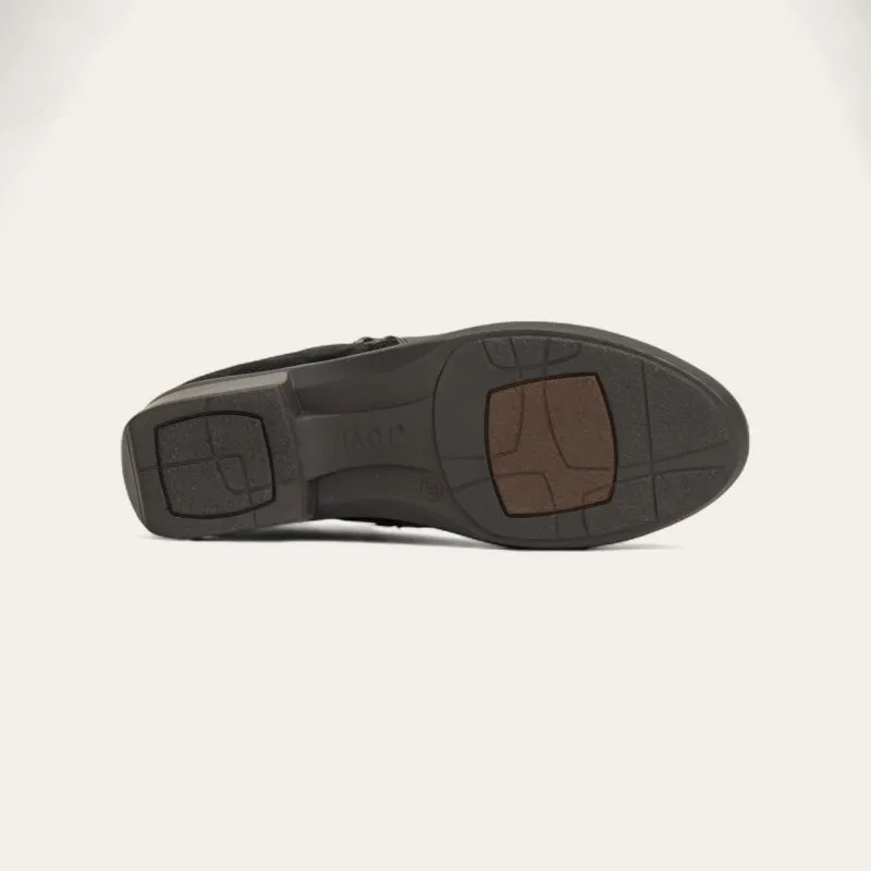 Naot Women's Helm - Black Raven/Black Suede