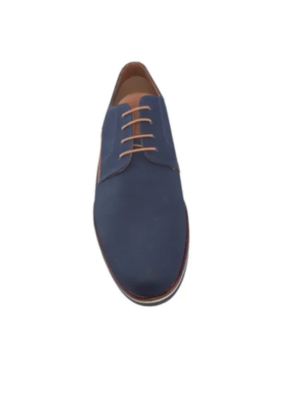 Paolo Vandini Navy Nubuck Shoes