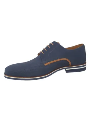 Paolo Vandini Navy Nubuck Shoes