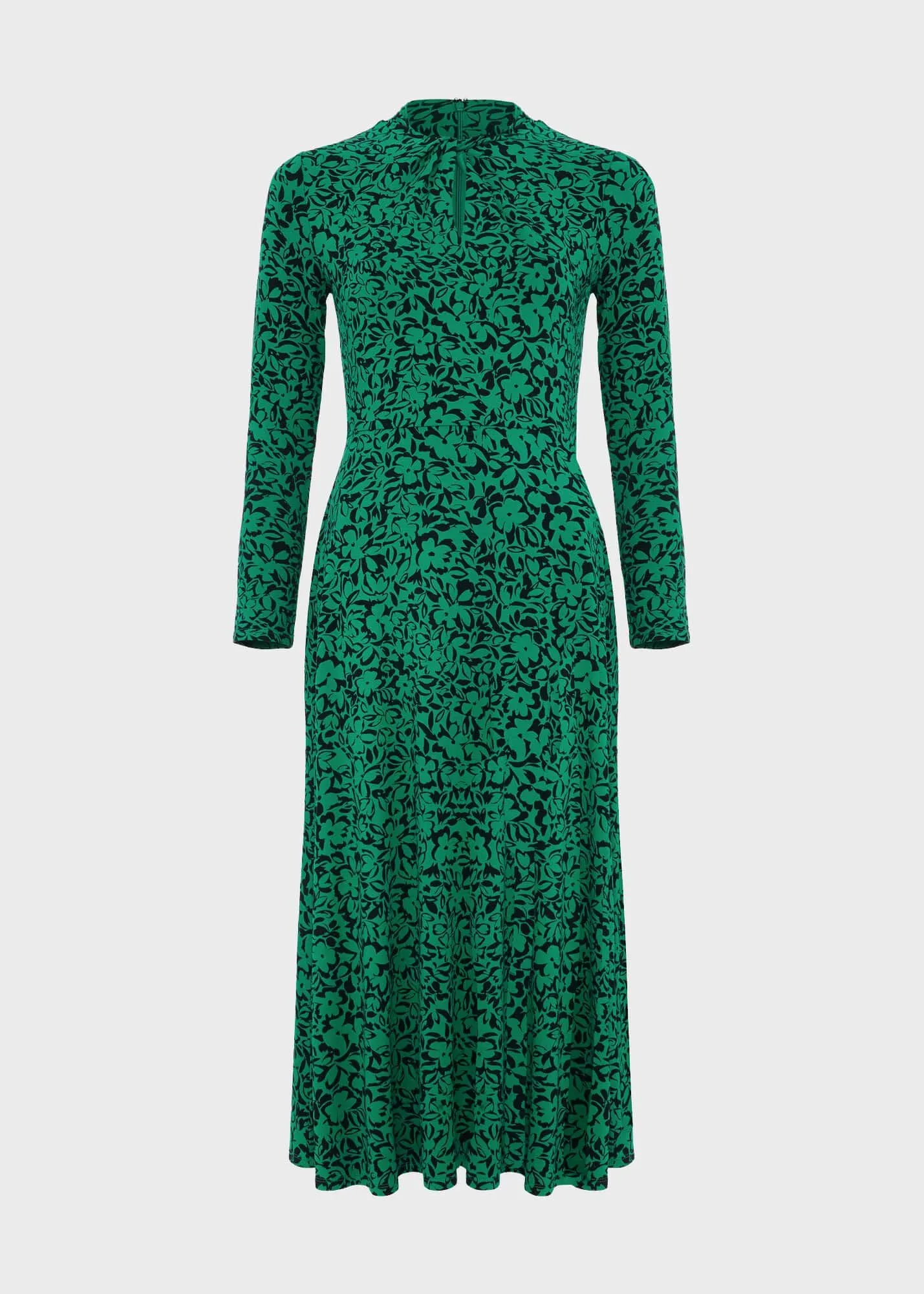 Petite Yasmin Dress 0124/5157/3669l04 Green-Navy