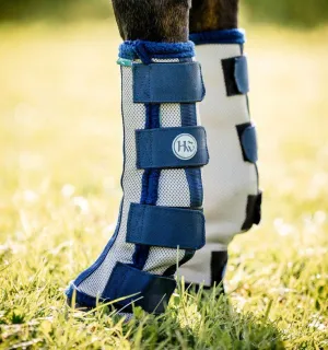 Pony Silver/Navy Amigo Fly Boot