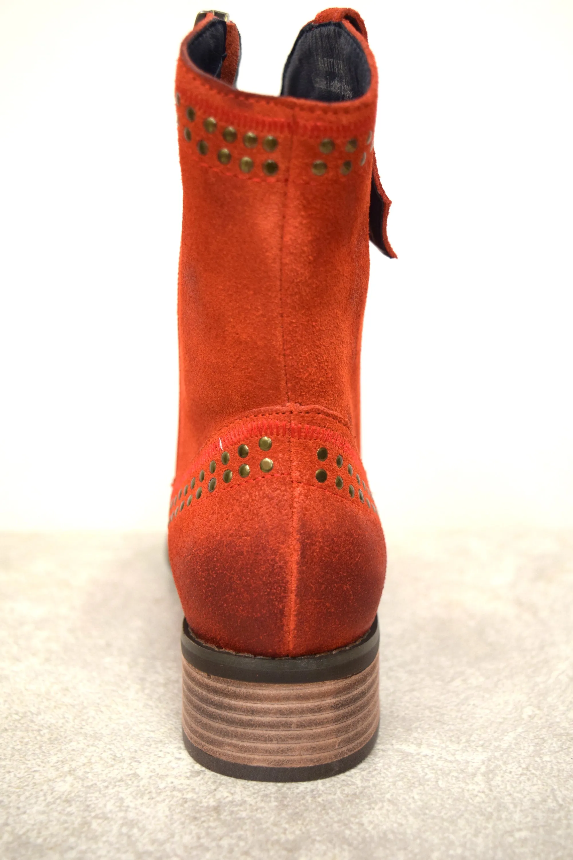 Red Suede Boot