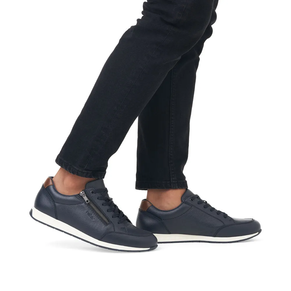 Rieker Men's Zip Side Lace Up Sneaker