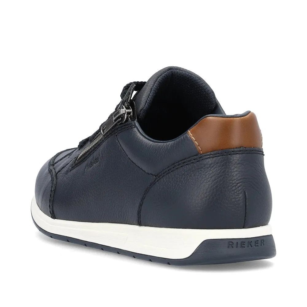 Rieker Men's Zip Side Lace Up Sneaker