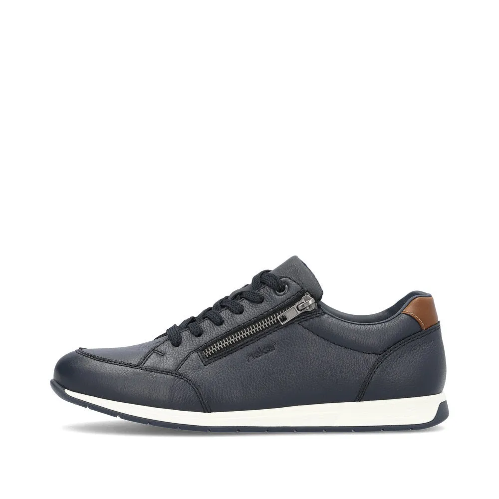 Rieker Men's Zip Side Lace Up Sneaker