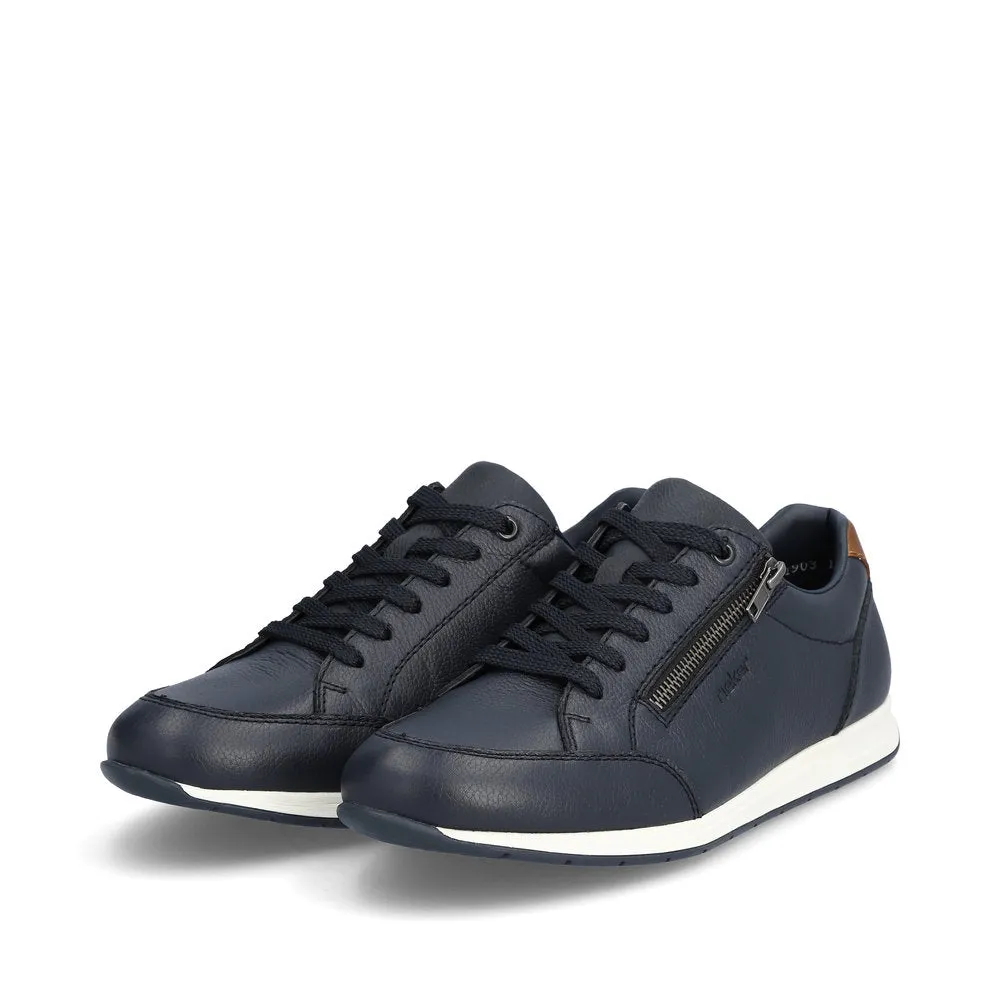 Rieker Men's Zip Side Lace Up Sneaker
