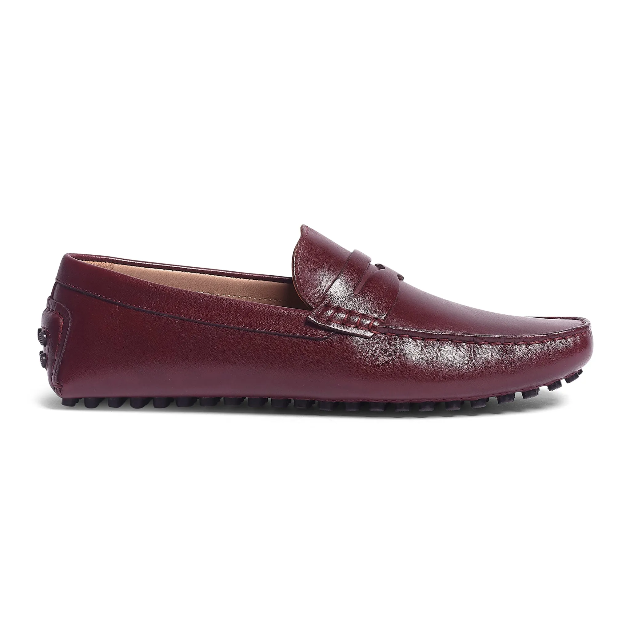 Ritchie Driver, Leather // Burgundy