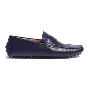 Ritchie Driver, Leather // Navy Blue