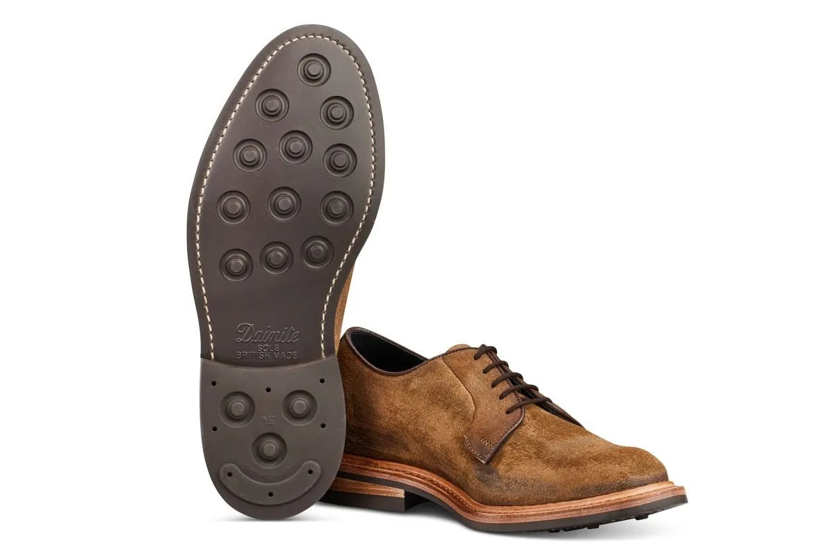 Robert Derby Shoe - Peanut Reverse Suede