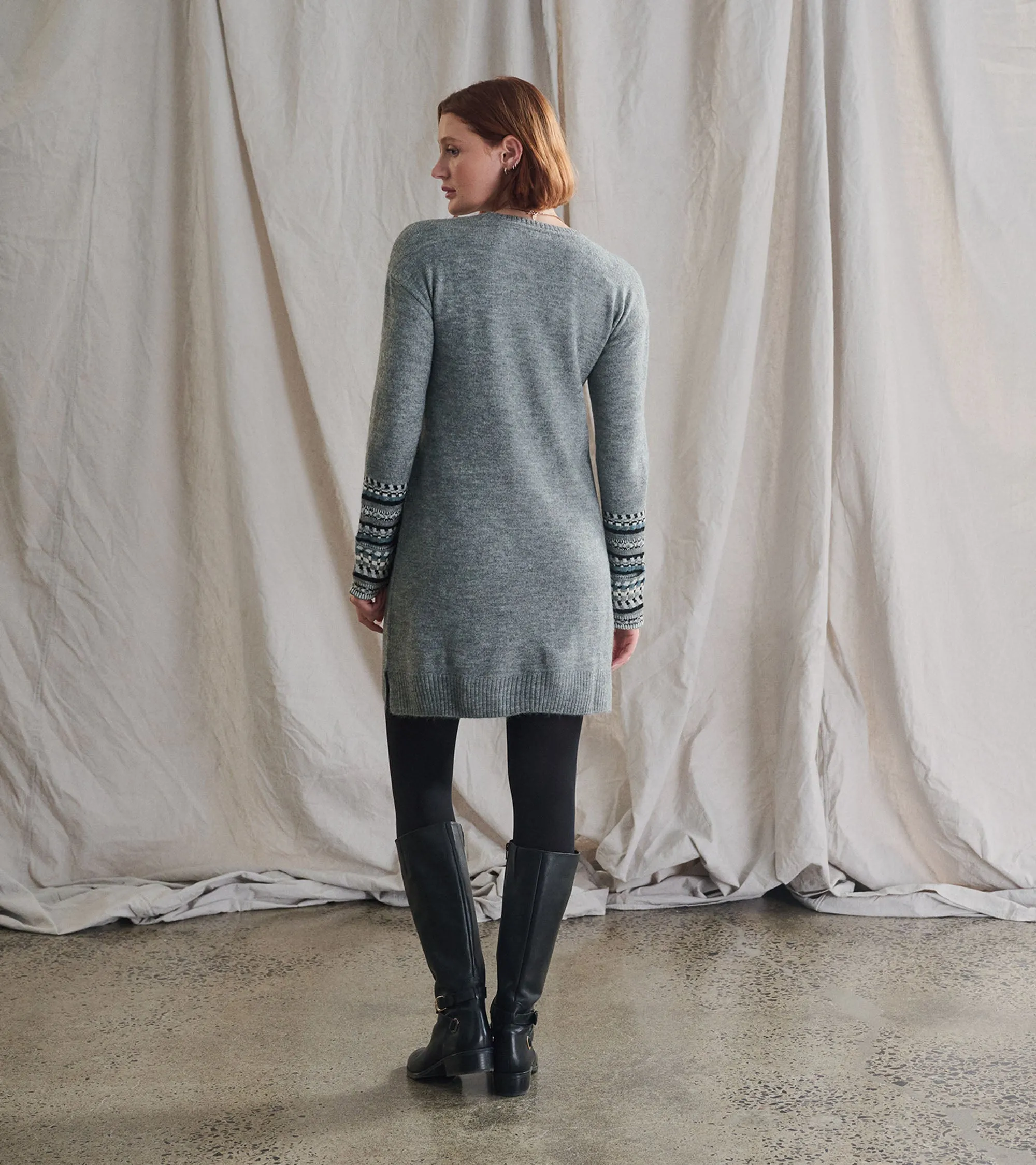 Sadie Jumper Dress - Charcoal Heather