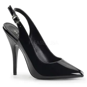 Slingback Black Stiletto Shoes