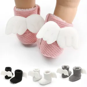 Soft Baby Winter Booties Socks Newborn Warm Gifts Baby Cute Crib Shoes