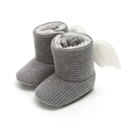 Soft Baby Winter Booties Socks Newborn Warm Gifts Baby Cute Crib Shoes