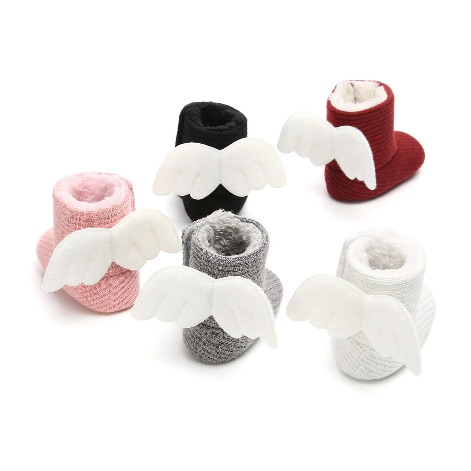 Soft Baby Winter Booties Socks Newborn Warm Gifts Baby Cute Crib Shoes