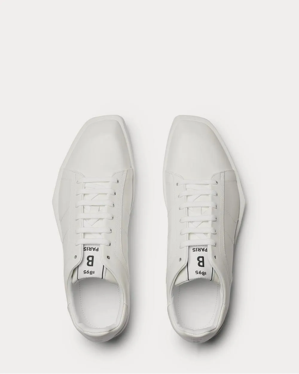 Stellar Leather  White low top sneakers