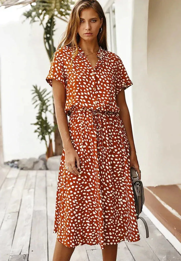 Sylis | Bohemian Style Summer Dress Midi
