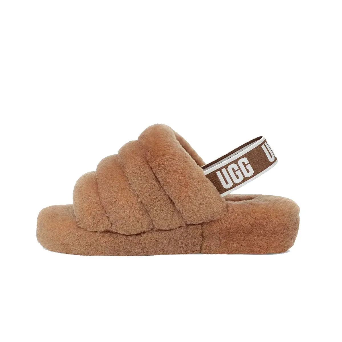 UGG Womens Fluff Yeah Slippers 1095119-CHE Chestnut