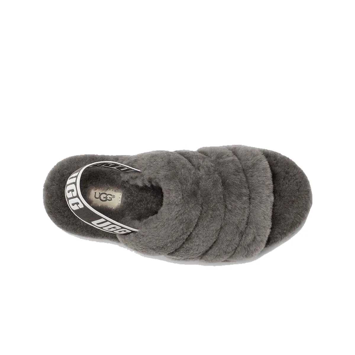 UGG Womens Fluff Yeah Slippers 1095119-CHRC Charcoal