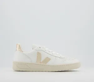 Veja V10 White Rose Gold F Uk Size 4