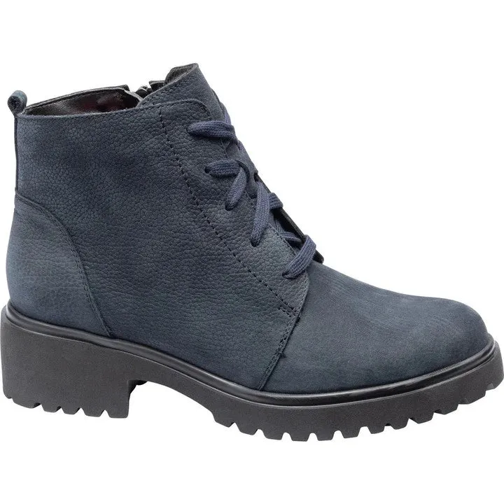 Waldlaufer Women's H-Luise Navy Nubuck