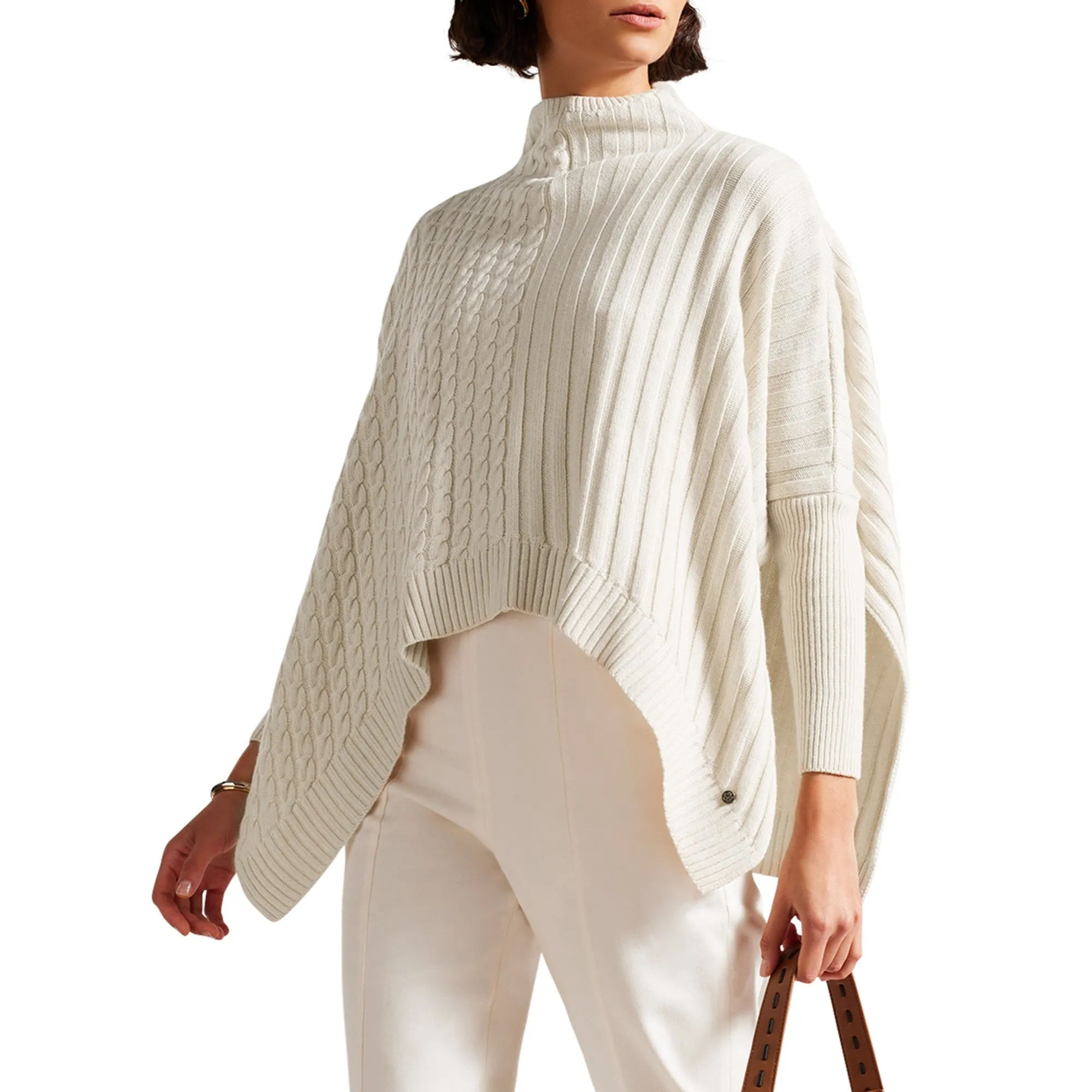 Women Wmk-Joilla-Funnel Neck Jumper - Camel