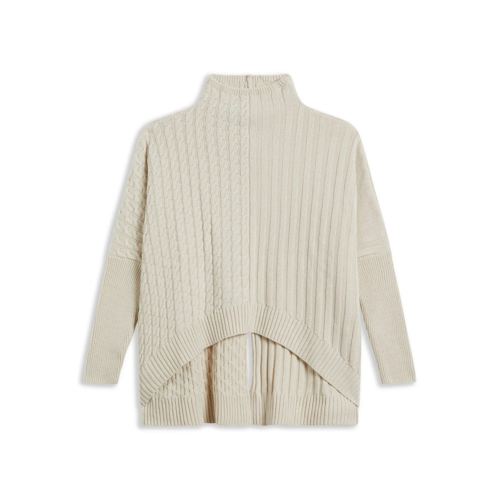 Women Wmk-Joilla-Funnel Neck Jumper - Camel