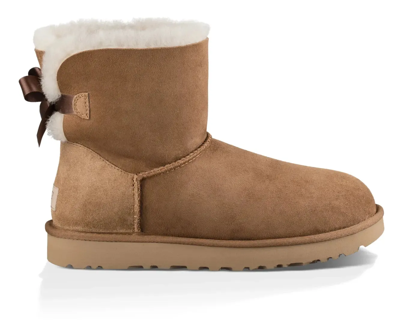 Women’s UGG Mini Bailey Bow II – Cozy Sheepskin Boot with a Feminine Touch
