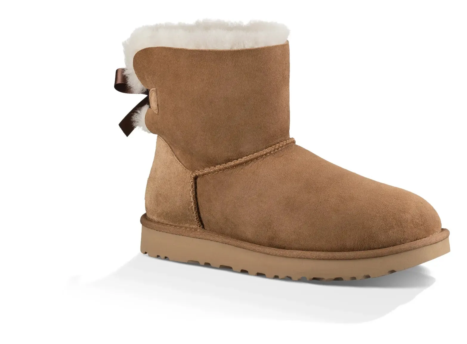 Women’s UGG Mini Bailey Bow II – Cozy Sheepskin Boot with a Feminine Touch